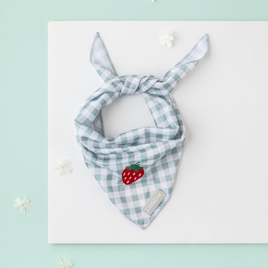 Strawberry Picnic Pet Bandana